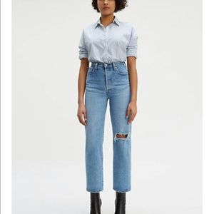 Levi’s Ribcage Straight Ankle. Brand new!
